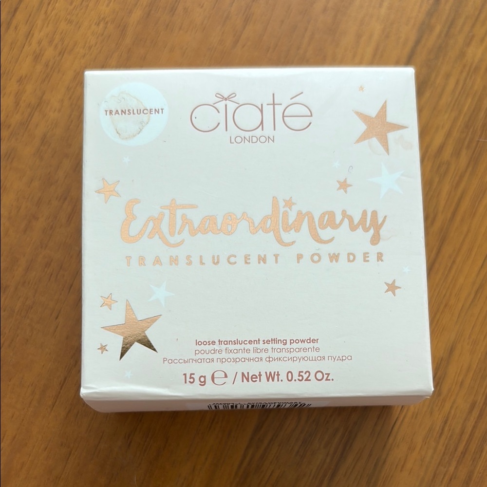 Ciate London Extraordinary Translucent Powder - brand new/never opened